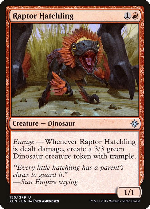 Raptor Hatchling (155) [Ixalan]