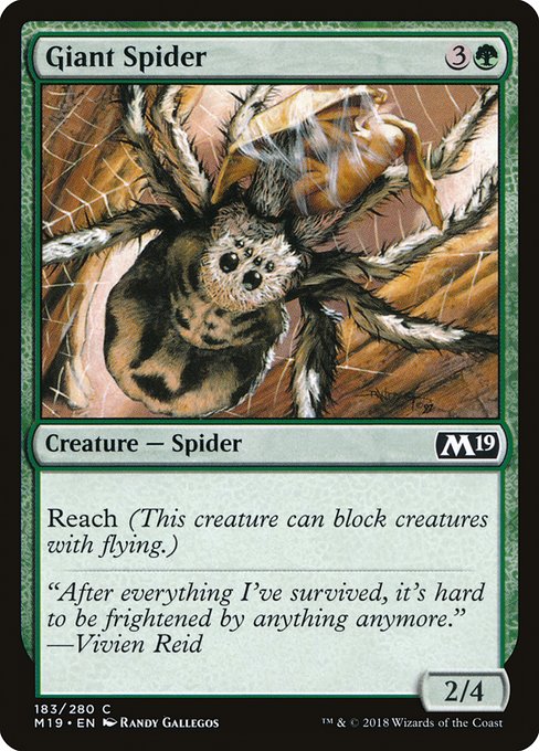 Giant Spider (183) [Core Set 2019]