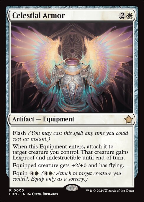 Celestial Armor (5) [Foundations]