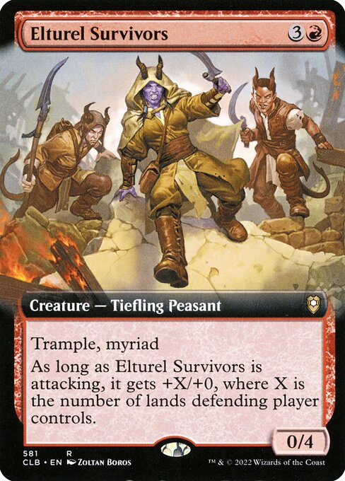 Elturel Survivors (581) [Commander Legends: Battle for Baldur's Gate] [Extended Art]