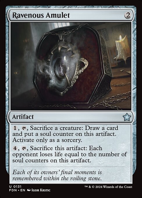Ravenous Amulet (131) [Foundations]