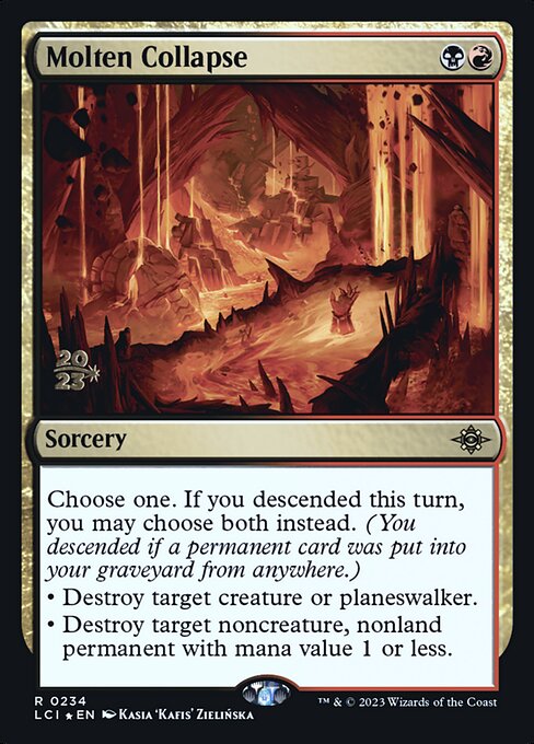 Molten Collapse (234s) [The Lost Caverns of Ixalan Promos]