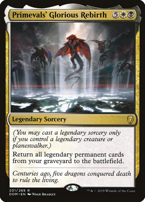 Primevals' Glorious Rebirth (201) [Dominaria]