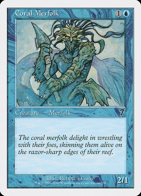 Coral Merfolk (66) [Seventh Edition]