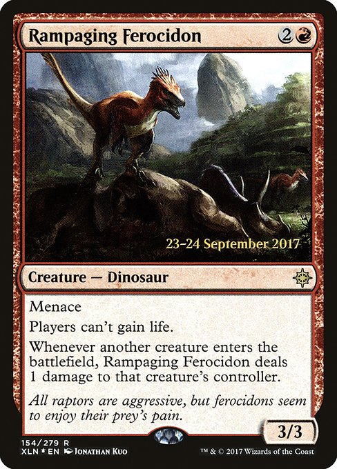 Rampaging Ferocidon (154s) [Ixalan Promos]