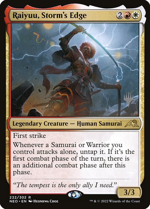 Raiyuu, Storm's Edge (232p) [Kamigawa: Neon Dynasty Promos]