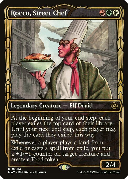 Rocco, Street Chef (94) [March of the Machine: The Aftermath] [Showcase]