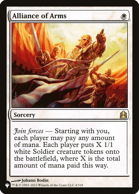 Alliance of Arms (CMD-4) [The List]