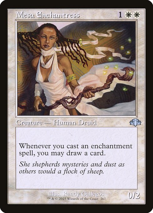 Mesa Enchantress (267) [Dominaria Remastered]