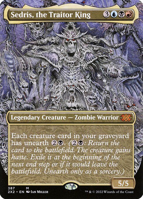 Sedris, the Traitor King (387) [Double Masters 2022] [Borderless]
