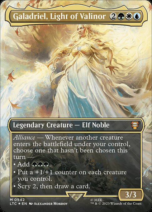 Galadriel, Light of Valinor (542) [Tales of Middle-earth Commander] [Borderless]