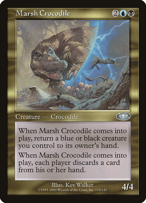 Marsh Crocodile (115) [Planeshift]
