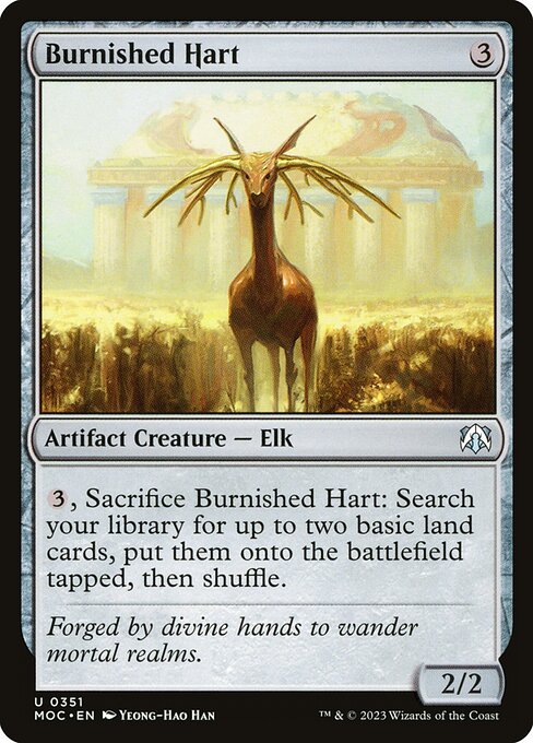 Burnished Hart (351) [March of the Machine Commander]