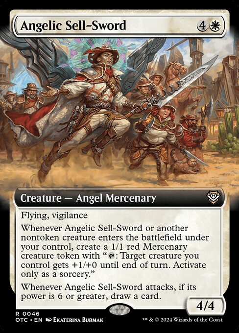 Angelic Sell-Sword (46) [Outlaws of Thunder Junction Commander]