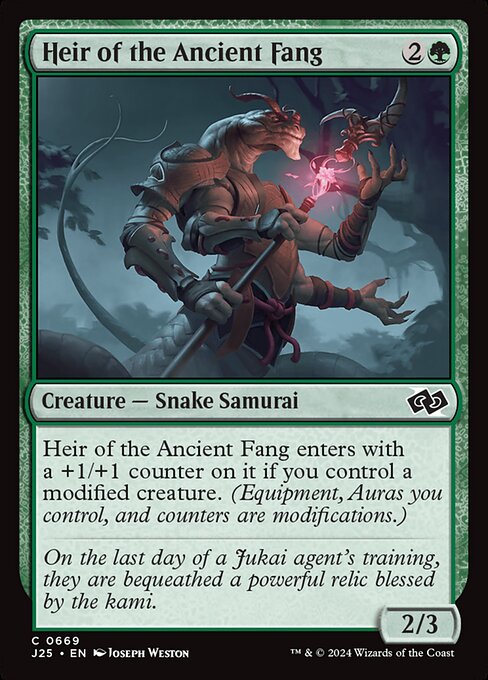 Heir of the Ancient Fang (669) [Foundations Jumpstart]