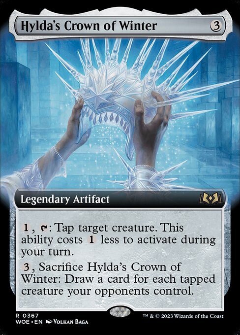 Hylda's Crown of Winter (367) [Wilds of Eldraine] [Extended Art]