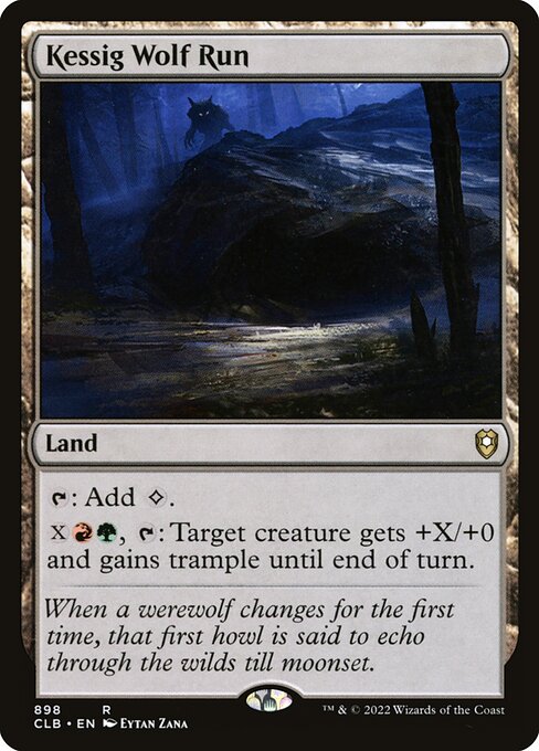 Kessig Wolf Run (898) [Commander Legends: Battle for Baldur's Gate]