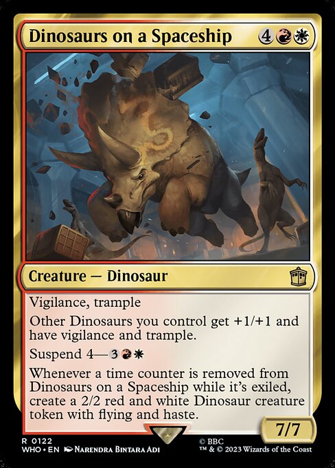 Dinosaurs on a Spaceship (122) [Doctor Who]