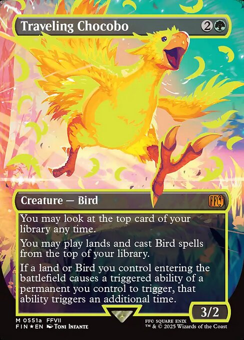 Traveling Chocobo (551a) [Final Fantasy]