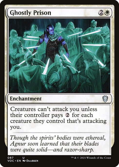 Ghostly Prison (87) [Crimson Vow Commander]