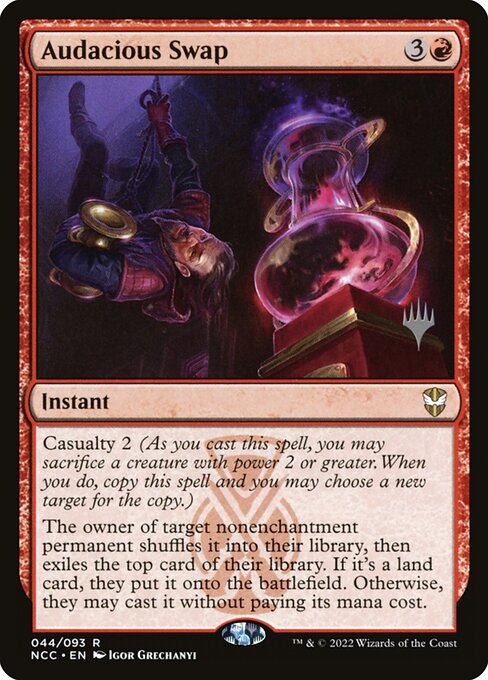 Audacious Swap (44p) [New Capenna Commander Promos]