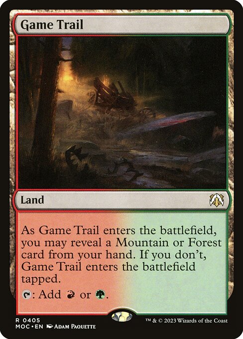 Game Trail (405) [March of the Machine Commander]