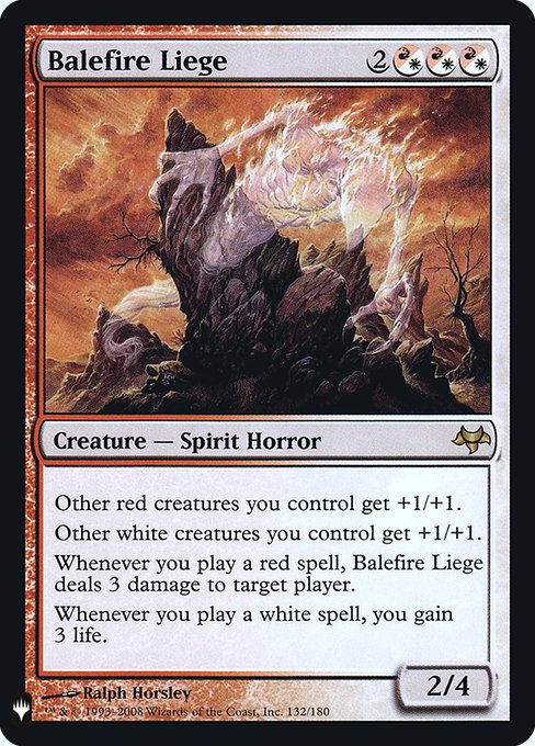 Balefire Liege (EVE-132) [The List]