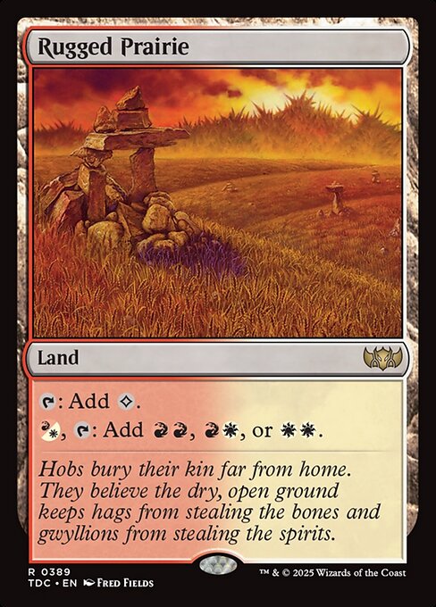 Rugged Prairie (389) [Tarkir: Dragonstorm Commander]