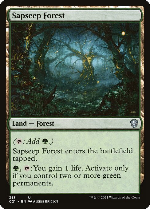 Sapseep Forest (313) [Commander 2021]