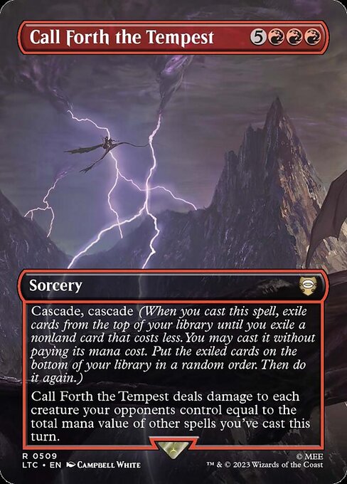 Call Forth the Tempest (509) [Tales of Middle-earth Commander] [Borderless]