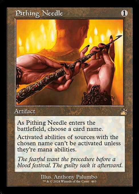 Pithing Needle (463) [Ravnica Remastered]