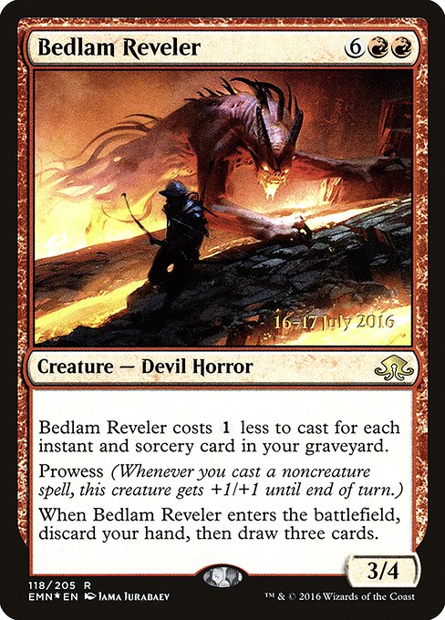 Bedlam Reveler (118s) [Eldritch Moon Promos]