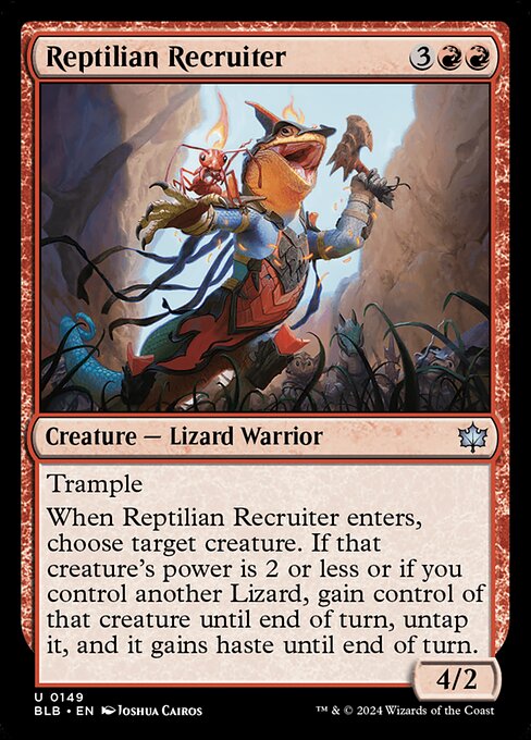 Reptilian Recruiter (149) [Bloomburrow]