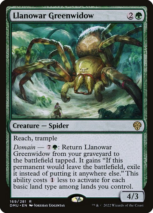 Llanowar Greenwidow (169) [Dominaria United]