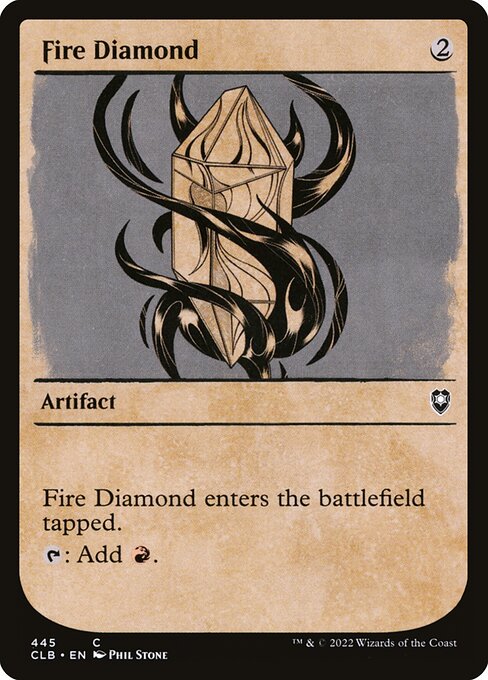 Fire Diamond (445) [Commander Legends: Battle for Baldur's Gate] [Showcase]