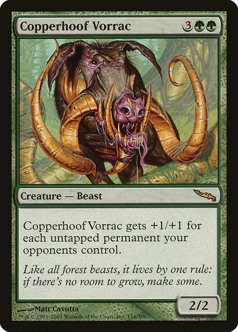 Copperhoof Vorrac (116) [Mirrodin]
