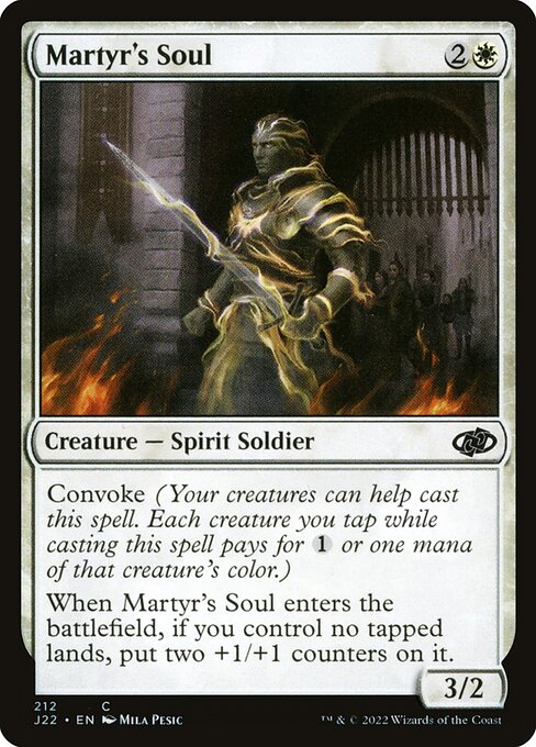 Martyr's Soul (212) [Jumpstart 2022]