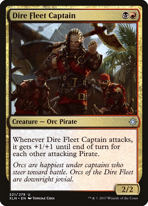 Dire Fleet Captain (221) [Ixalan]