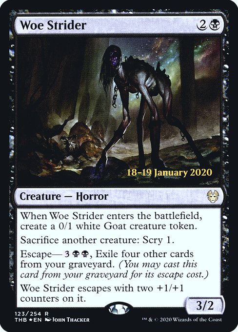Woe Strider (123s) [Theros Beyond Death Promos]