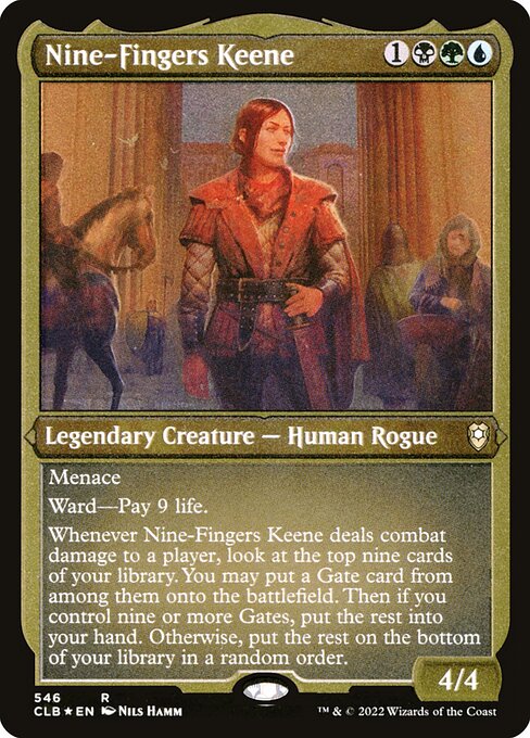 Nine-Fingers Keene (546) [Commander Legends: Battle for Baldur's Gate]