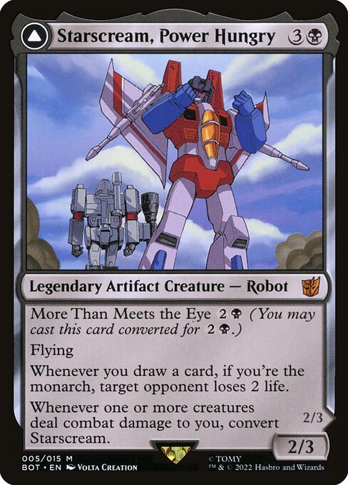 Starscream, Power Hungry // Starscream, Seeker Leader (5) [Transformers]