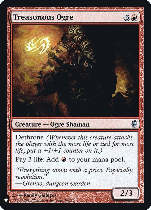 Treasonous Ogre (CNS-36) [The List]