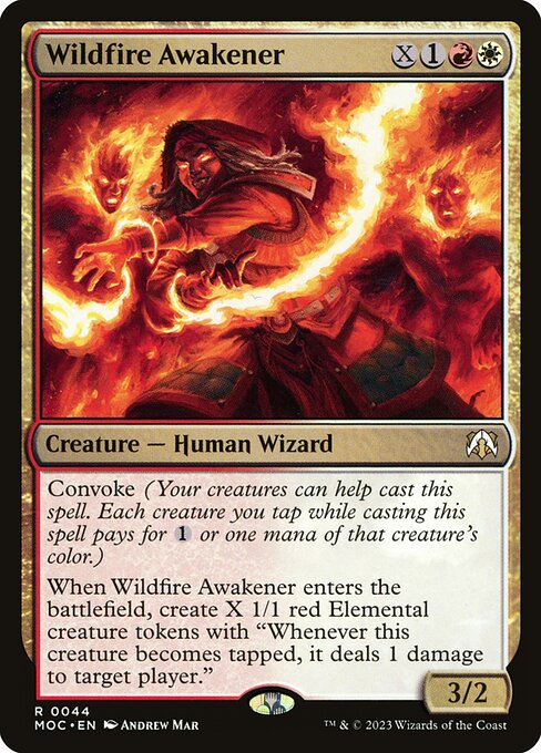 Wildfire Awakener (44) [March of the Machine Commander]