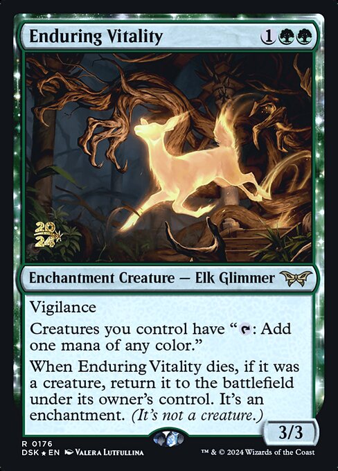 Enduring Vitality (176s) [Duskmourn: House of Horror Promos]