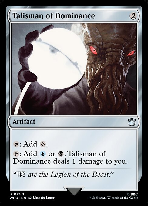 Talisman of Dominance (250) [Doctor Who]