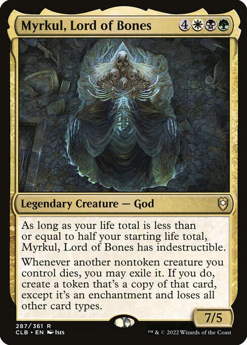 Myrkul, Lord of Bones (287) [Commander Legends: Battle for Baldur's Gate]