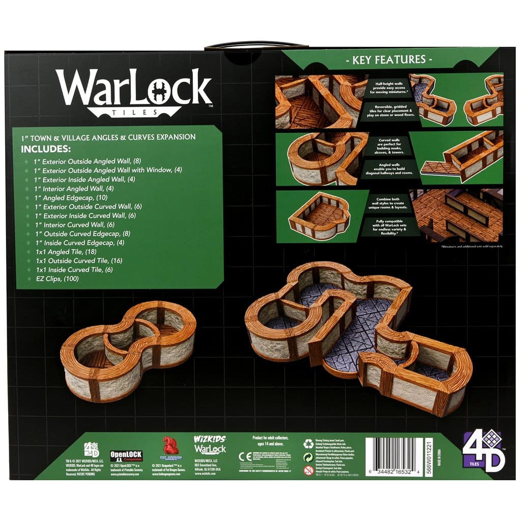 WarLock Tiles Town & Village Angles & Curves image 1