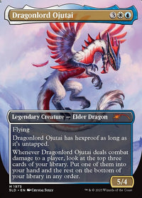 Dragonlord Ojutai // Dragonlord Ojutai (1973) [Secret Lair Drop] Reverse