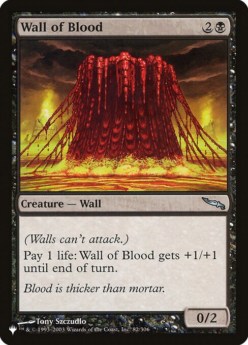 Wall of Blood (MRD-82) [The List]