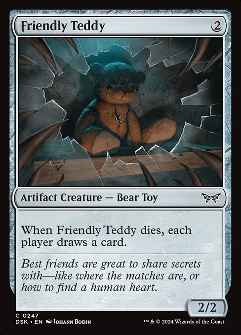 Friendly Teddy (247) [Duskmourn: House of Horror]
